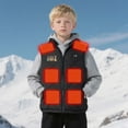 thumbnail image 5 of Favoffer Kids Heated Vest Boys and Girls Lightweight Heating Vest Jacket Coat 13-Zone Carbon Fiber Heating Waistcoat Teen 6-17Y, 5 of 9