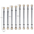 thumbnail image 3 of Baohd 8 Pieces Link Rod Kit Metal 260mm Wheelbase for 1/10 ZP1001 1002 Vehicles, 3 of 9