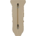 thumbnail image 4 of Ekena Millwork 6 1/4"W x 7 5/8"D x 14 1/8"H Large Floral Corbel, Alder, 4 of 4