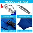 thumbnail image 5 of 2-in-1 Toddler Swing and Jumper with Frame, Foldable Baby Swing Set, Indoor Outdoor Toddler Playset, Blue, 5 of 6