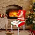 thumbnail image 6 of Honmine Christmas Tree Themed Chair Covers, Decorative Holiday Seat Covers for Dining, Party, Home Decor, Festive Seasonal Protection, Style, 6 of 6