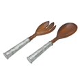 thumbnail image 1 of Godinger 67200 Wood Salad Set, Galvanized Hand, 1 of 1
