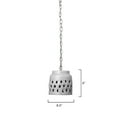 thumbnail image 3 of Alden Décor Cambria Ceramic 1-Light Pendant Regular - Grey, 3 of 5