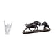 thumbnail image 1 of Estatua del gesto de la roca,Figuras de estatuas de dedos con gestos de música rock,Estatua de escritorio,Estatua decorativa de figura de lucha de toro y oso,Colección de esculturas de, 1 of 8