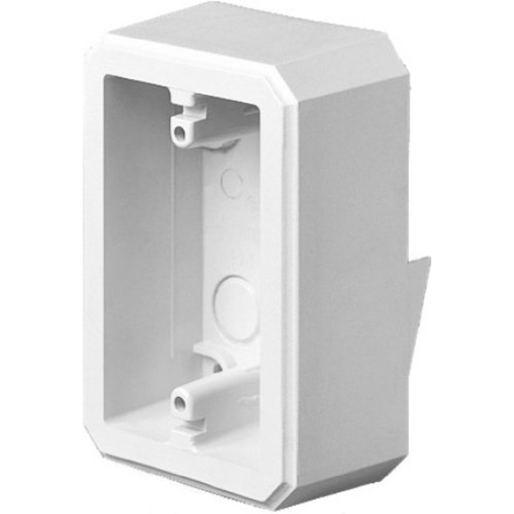 arlington industries fs8171 weatherproof flanged outlet switch box for dutch lap siding, white