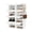 White, variant on LIFERECORD 8-Tier Shoe Rack with Doors, 32 Pair Shoe Storage Cabinet, Plastic Shelves Organizer for Closet, Hallway, Bedroom, Entryway