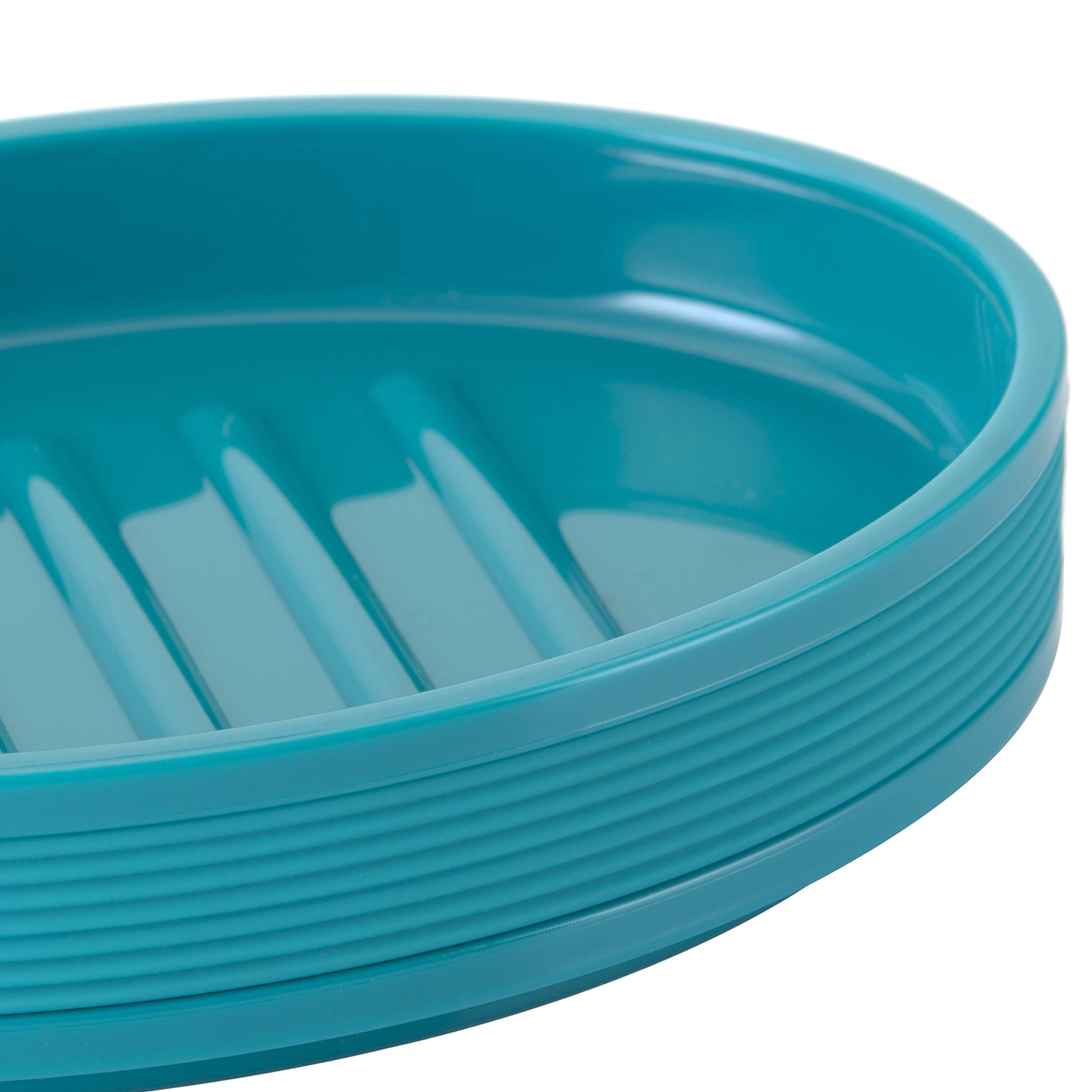 Mainstays Soft Touch Teal Soap Dish, 1 Each