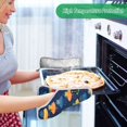 thumbnail image 2 of Yayeee Pot Holders Kitchen Heat Resistant with Pockets 7"x9.8" Cotton Oven Cooking Hot Pads, Rainbow Space Cat, 2 of 7