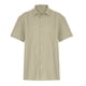 thumbnail image 4 of Designer Spring Summer Men's Casual Cotton Linen Solid Color Short Sleeve Shirts Loose Shirts3XL, 4 of 4