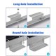 thumbnail image 5 of 4 Uds Panel Solar Z soporte de montaje abrazadera de aleación de aluminio Z Kits de soporte de montaje con tuercas y pernos, 5 of 5