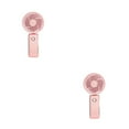 thumbnail image 1 of Ventilador de mano Wosthever USB refrigeración Rosa/Abanico 2Conjunto, 1 of 6
