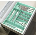 SimpleHouseware Expandable Kitchen Drawer Flatware Organizer, Utensil