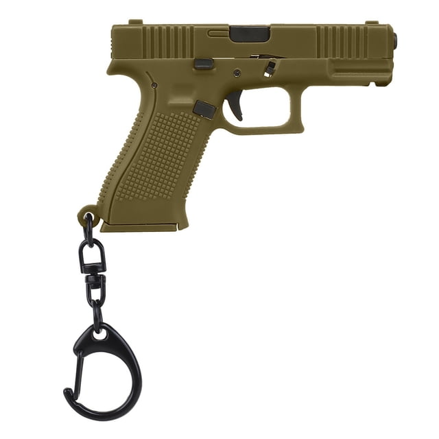 Promotion!Rong Yun Pistol Shaped Keychain Charm Realistic Model Removable Magazine,Miniature Pistol ModelPromotion!