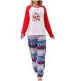 thumbnail image 2 of Pijamas Navideños Para Mujeres de La Familia, Conjunto Cálido Para Padres E Hijos, Ropa Para El Hogar Estampada, Conjunto de Dos Piezas Para Mamá Odeerbi ODB187122, 2 of 9