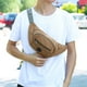 thumbnail image 3 of Mochila cruzada para hombre y mujer, ideal para actividades al aire libre, entrenamiento, viajes, ocio, correr, senderismo y ciclismo. Bolsa de lona con diseño cruzado diagonal., 3 of 6