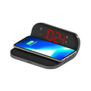 Tzumi 7454WM Wireless Charging Alarm Clock
