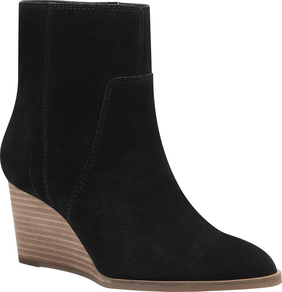 Lucky brand wedge booties black Clearance