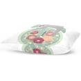 thumbnail image 4 of Clock with Sleeping Sloth Velvet Oblong Lumbar Plush Throw Pillow Cover/Shams Cushion Case - 20x26in - Decorative Invisible Zipper Design for Couch Sofa Pillowcase Only, 4 of 7