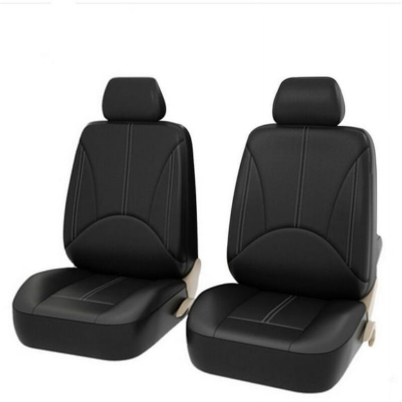Casa de asedio automática en cuero artificial universal en cuero PU, conjunto de 4 piezas negras QPUION