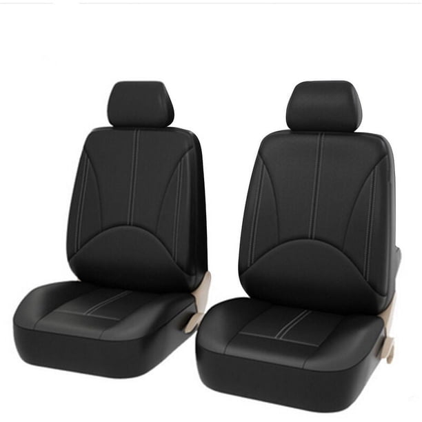 Casa de asedio automática en cuero artificial universal en cuero PU, conjunto de 4 piezas negras QPUION