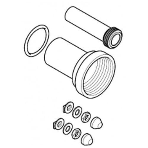 Geberit 152.404.11.1 Connector Set with Mounting Hardware by Geberit