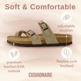 thumbnail image 4 of Cushionaire Women's Luna Cork Footbed Sandals with +Comfort, Wide Widths Available, 4 of 9