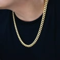 thumbnail image 3 of Nuragold 10K Real Yellow Gold Miami Cuban Link Chain Necklace 16"-30" (3mm-13mm) Italian Jewelry for Men & Women, 3 of 22