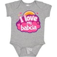 thumbnail image 3 of Inktastic I Love My Babcia Girls Girls Baby Bodysuit, 3 of 5