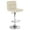 Cream, variant on Modern Home Boris Contemporary Adjustable Height Bar/Counter Stool - Chrome Base/Footrest Barstool (Merlot)