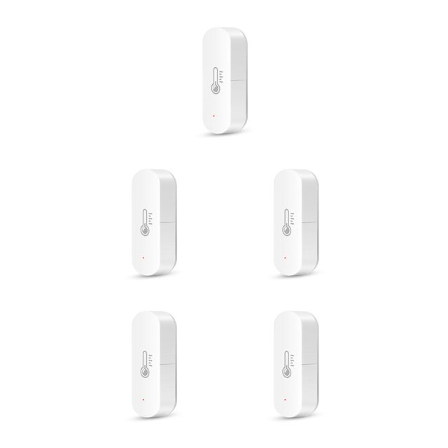 Naiovety Zigbee Tuya Remote Control Living Room Temperature Thermometer Hygrometer Notification Humidity WiFi Sensor Hotel Push Alarm Type2