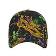 thumbnail image 2 of Daiia Mardi Gras Surface print Baseball Cap Men Women Golf Dad Hat Adjustable Original Classic Low Profile Hat Unconstructed Plain Cap, 2 of 9