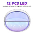 thumbnail image 2 of Caveen Nail Dryer, 48W UV LED Nail Lamp with Automatic Sensor, Portable UV Light for Gel Nail Polish, Quick-drying, 3 Timer Setting, 2 of 10