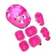 thumbnail image 1 of 7x/Set casco de bicicleta para niños con rodillera, codera, muñequera, a prueba de golpes, monopatín para adolescentes Rosa, 1 of 8