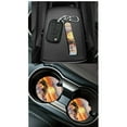 thumbnail image 3 of Uorisanigo Palm Tree Sunset Car Seat Covers Full Set for Women 15PCS Auto Accessories with Steering Wheel Covers Trash Can Coasters Seatbelt Pads Air Outlet Bag Rearview Mirror Keychain for Sedans, 3 of 7