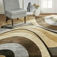 thumbnail image 5 of Home Dynamix Tribeca Slade Contemporary Abstract Area Rug, Brown/Grey, 3 Piece Set, 5 of 6