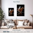 thumbnail image 3 of Elephant Stock Whiskey Glass Reflection Wall Art - Vertical Multi Panel Canvas - Living Room Wall Decor - Food And Drink Multi Panel - Black And Orange Decor - 14" x 23", 3 of 4