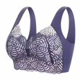 thumbnail image 3 of Women Comfort Lightweight Wireless Bras Correcting Bra For Seniors Plus Size Full Coverage Soft Everyday Bra, 3 of 3