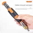thumbnail image 6 of Blukids 10 in 1 Multi-angle Ratchet Screwdriver Professional Tools, 180° Multi-angle Rotation Screwdriver, A Great Screwdriver Solves Most Repair/Disassembly Problems(Orange), 6 of 6