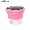 thumbnail image 4 of Guardoinrt Large Capacity Portable Washing Machine Foldable Underwear Socks Adjustable Washer Wash Machines Cleaning for Dormitory Pink Type 2, 4 of 6