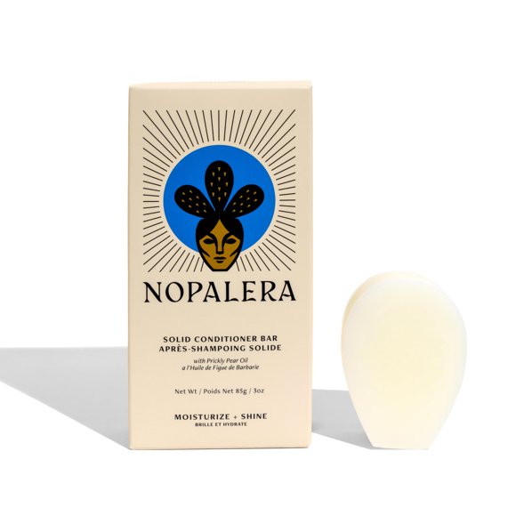Barra acondicionadora Nopalera – Hidrata y brilla para cabello seco o rizado, color , sin parabenos, silicona ni sulfato, fabricado con aceite de tuna (2,8 oz)