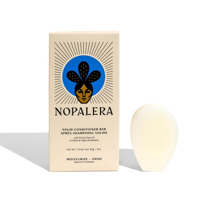 Barra acondicionadora Nopalera – Hidrata y brilla para cabello seco o rizado, color , sin parabenos, silicona ni sulfato, fabricado con aceite de tuna (2,8 oz)