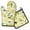 Lemon-1, variant on Lemon Kitchen Oven Mitt and Pot Holder Sets 2 Pcs for Baking, Cooking and Grilling, Heat Resistant Up To 392 °F