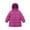 Hot Pink, variant on Girls Winter Coats Mid-Length Warm Jackets Heavyweight Water-Resistant Quilted Cotton Wadding Hooded Outerwear（2-13Y）