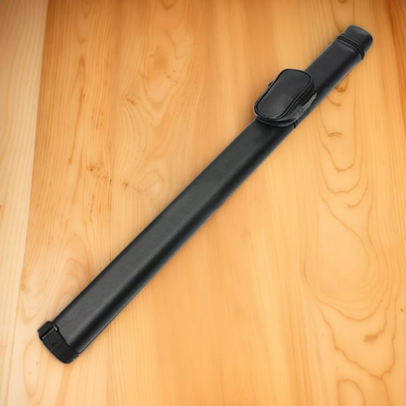 Funda para tacos de billar, bolsa de bate de béisbol portátil, funda para palo, taco de billar de cuero, contenedor portátil apto para billar inglés 1/2