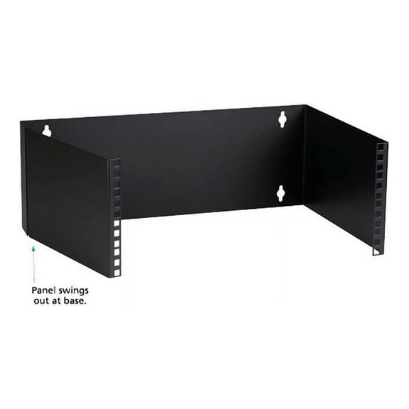 Black Box JPM053-R2 Wallmount Bracket - 3U, 19"W, 4"D, M5 Square Holes