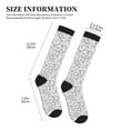 thumbnail image 5 of Bixox Black White Music Print Compression Socks,Compression Socks Women & Men Circulation for Medical,Running,Athletic, 5 of 7