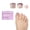 Bijou, variant on GoldFinger Glitzy 3D Handmade Press On Nail Kit, Rhinestone Gem Gradient French Tip Long Square False Nail, Reusable & Lasts Up To 2 Weeks Seamless Fit Technology With Glue, File & 28Pcs Manicure Set