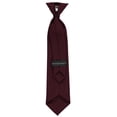 thumbnail image 2 of Cookie's Clip-on Tie - burgundy, 16", 2 of 2