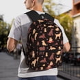 thumbnail image 2 of Lafuoo Labrador Retriever Dog Pattern Casual Backpack, Large Capacity Adjustable Shoulder Strap Computer Backpack, Unisex, Suitable for Campus, Business,Travel-One Size, 2 of 5