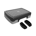 thumbnail image 4 of jinwen Aerobic Stepper Multifunctional Exercise Step for Home Gym Strength Gray Black withRiser, 4 of 9
